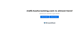 Desktop Screenshot of md5.hashcracking.com